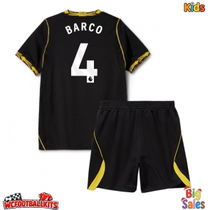 Chelsea Valentin Barco #4 Replica Away Stadium Kit for Kids 2026-27 Short Sleeve (+ pants)